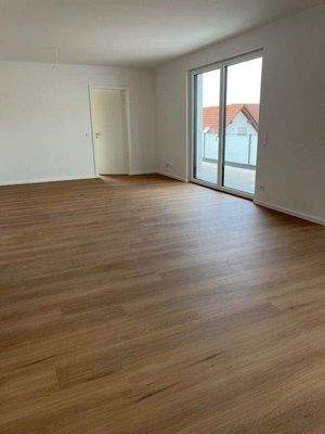 Blick vom Wohnzimmer ins Arbeitszimmer