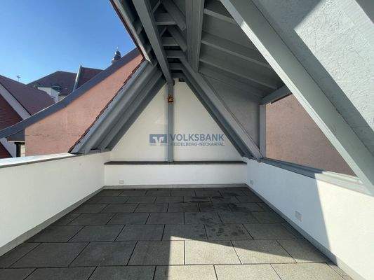 Atmosphärische Dachterrasse