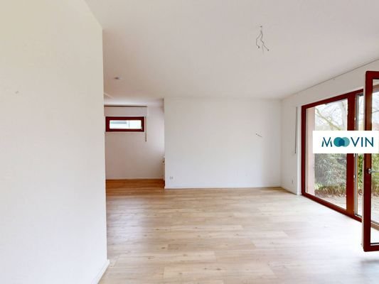 Ansicht III: Wohn- und Esszimmer