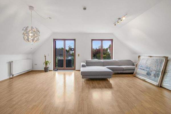 Wohnbereich im Dachgeschoss