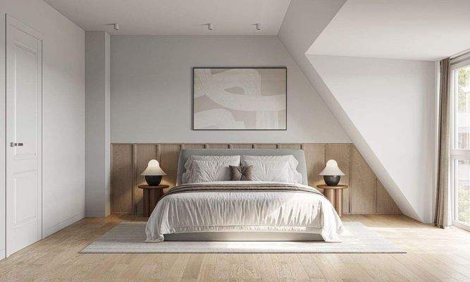 Schlafzimmer Obergeschoss Visualisierung