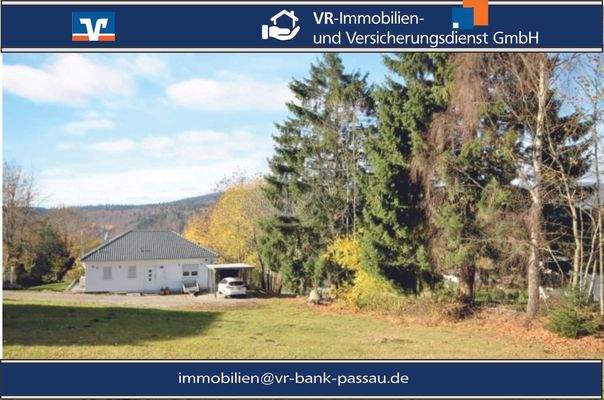 Blick auf das Grundstück