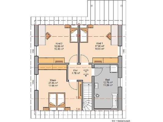 Grundriss Dachgeschoss