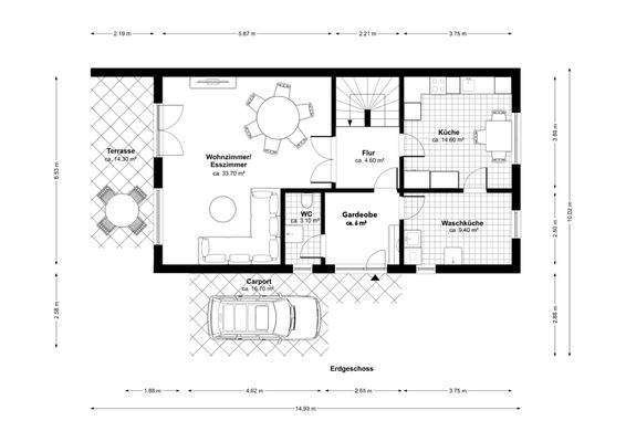 Grundriss Erdgeschoss