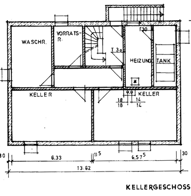 Grundriss Keller 