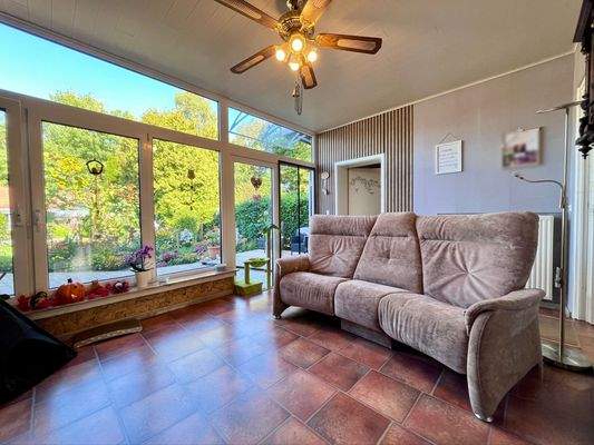 Wohnzimmer Gartensicht