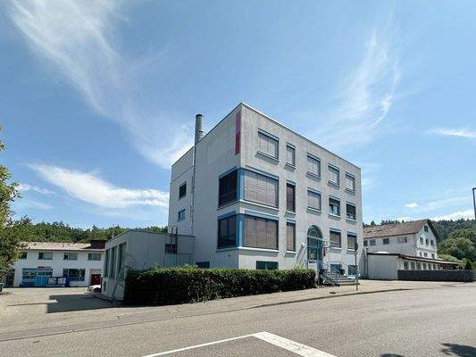 Vorderfront mit Blick auf die Einfahrt