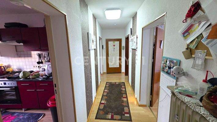 Flur der Wohnung im Obergeschoss