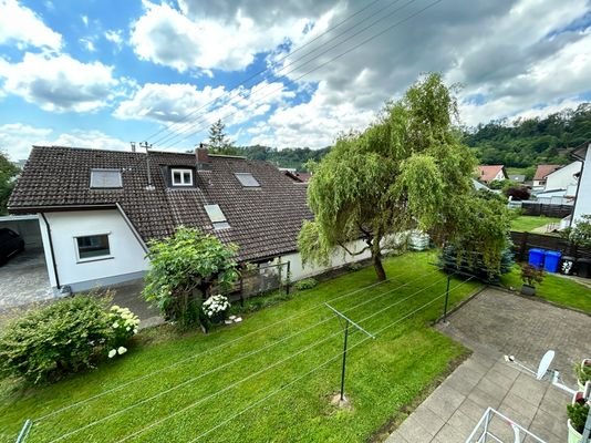 Ausblick vom Balkon