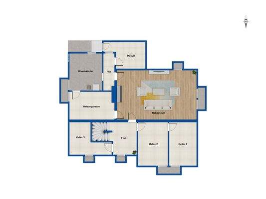 Grundriss Untergeschoss