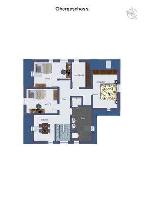Grundriss Obergeschoss