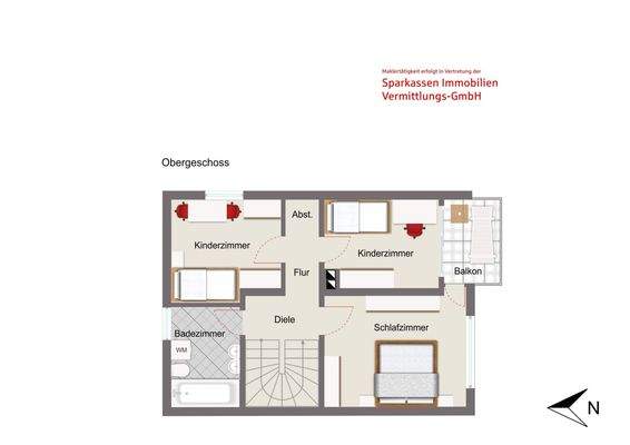 Grundriss Obergeschoss