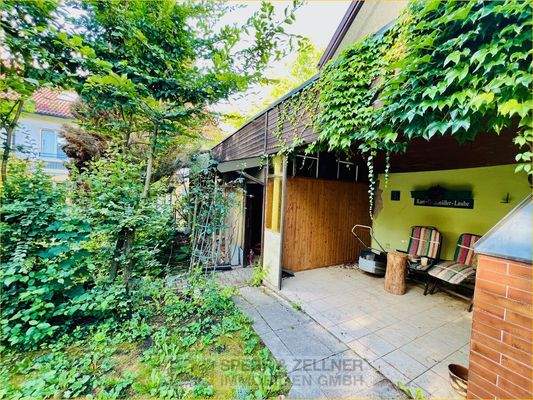 Überdachter Freisitz