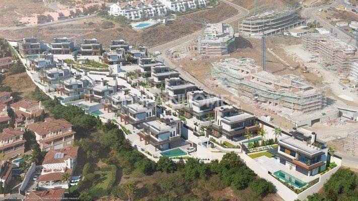 Sea View Luxury Detached Villas Near Golf Club in Mijas Malaga