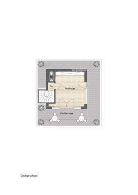 Grundriss Penthouse