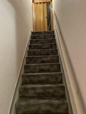 Treppe zum Dachgeschoss