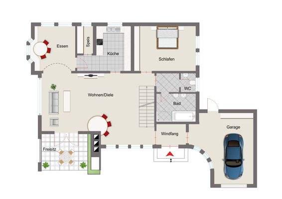 Grundriss Erdgeschoss