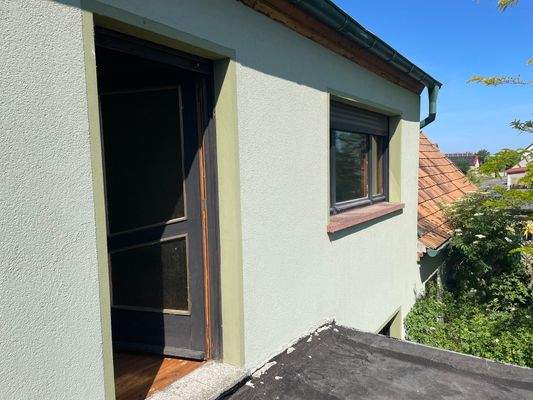 EFH 1.OG Balkontür Außenansicht