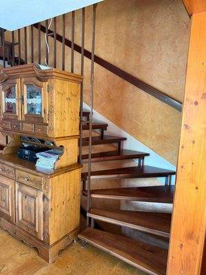Treppe ins 1. OG