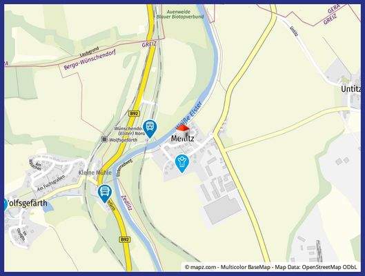 Geolyzer Kartenausschnitt