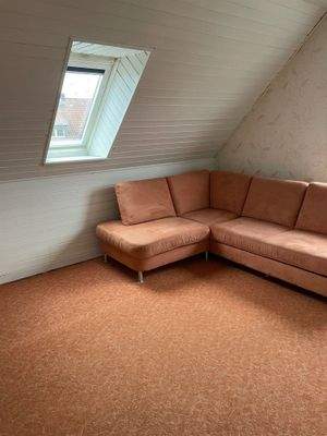 Wohnzimmer im Dachgeschoss