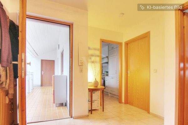 Wohnungsflur - Möbel angepasst