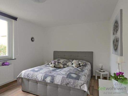 Blick ins Schlafzimmer