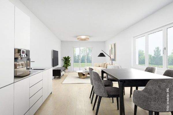 Wohnküche Visualisierung 