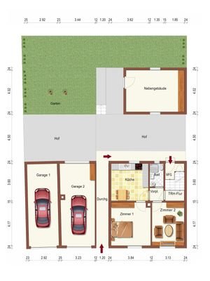 2-FH, EG Grundriss