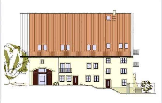 Hof Ansicht / Zugang