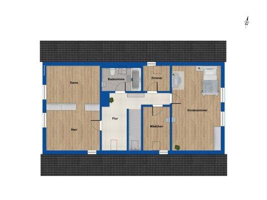 Grundriss Obergeschoss