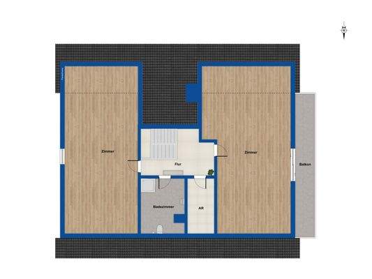 Grundriss Dachgeschoss