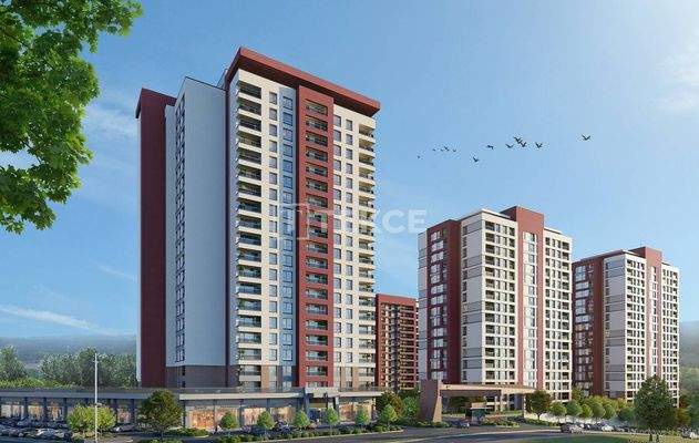 Apartments in Complex with Rich Landscaped Garden in İstanbul