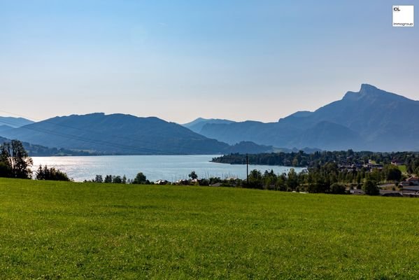 Traumhaft schöne Aussicht auf den Mondsee Grundstücksverkauf