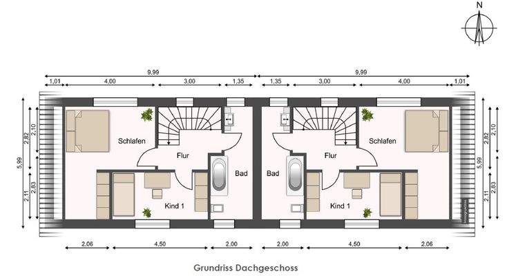 DHH Grundriss Dachgeschoss