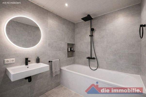 Bad mit KI möbliert