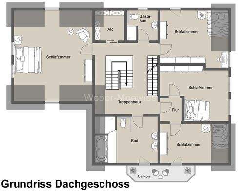 3406 Grundriss Dachgeschoss