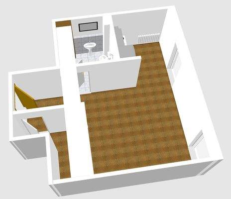 Grundriss 3D von Ost