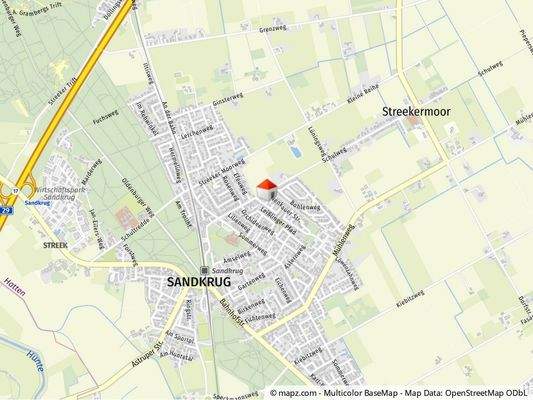 Geolyzer Kartenausschnitt