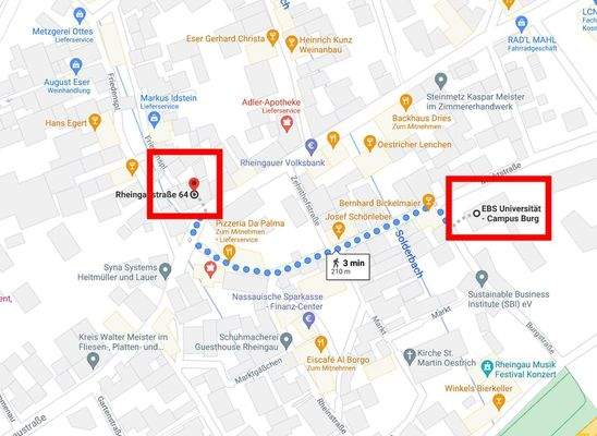 Wegbeschreibung zu EBS Burg