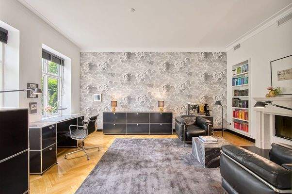 Blick in das Kaminzimmer