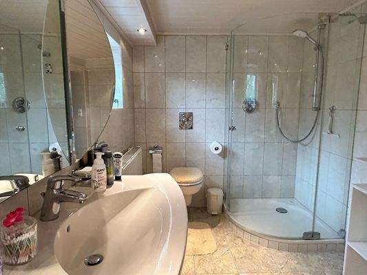 Bad im Keller mit Dusche