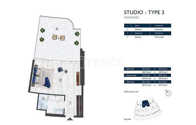 Beachfront Apartments Near Al Marjan Island in RAK