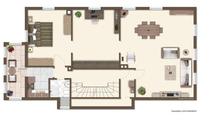 Grundsriss 1. Obergeschoss