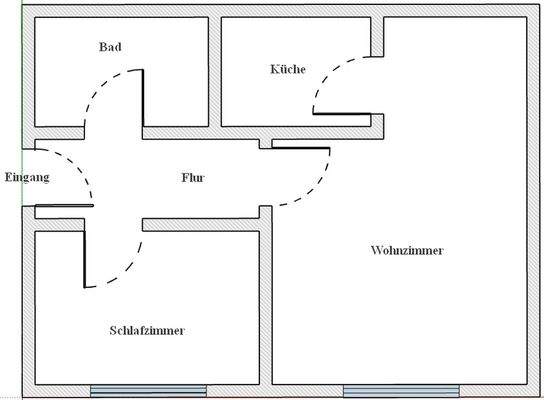 Grundriss Wohnung