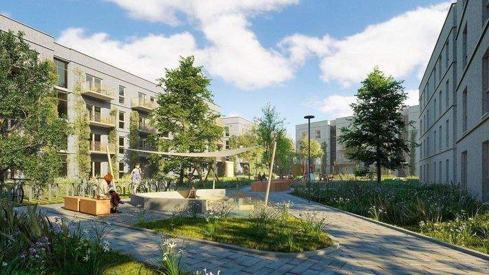 Großer Gemeinschaftsgarten