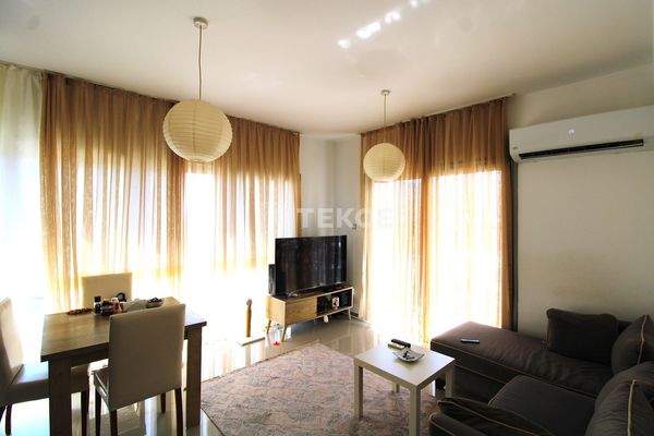Furnished Apartment with Partial Sea View in Girne North Cyprus