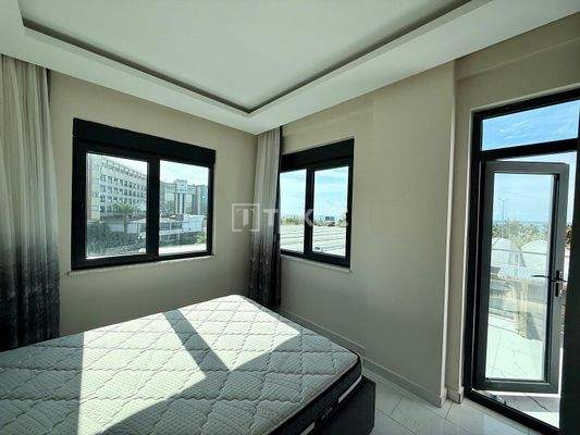 Furnished Sea-View Apartment in Alanya Kargıcak