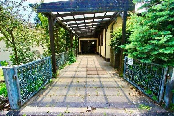 Zufahrt Garge und Carport