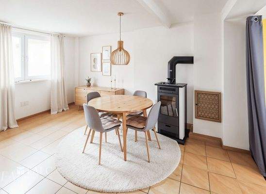 Wohnzimmer mit Kamin NEU gestalltet